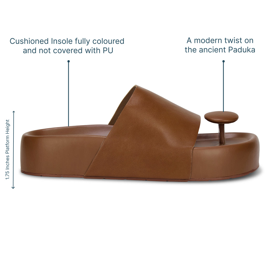 Bobble Head Tan Thong Platform