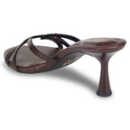 Crossline Burgundy Heels