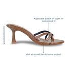 Crossline Tan Heels