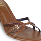 Crossline Tan Heels
