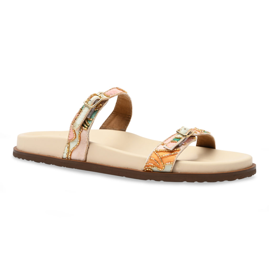Beaded Bloom Strap Slider
