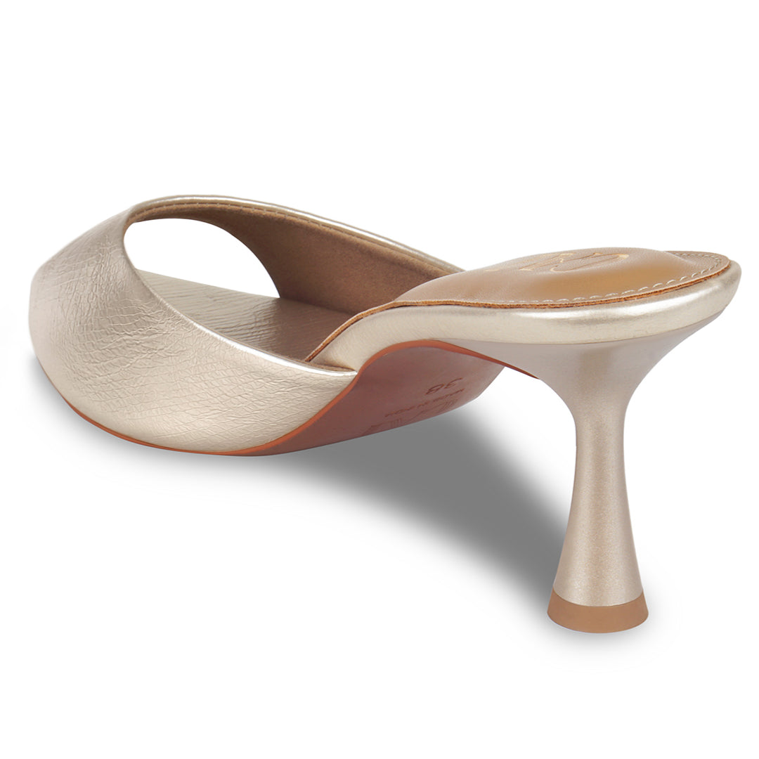 Timeless Gold Heels