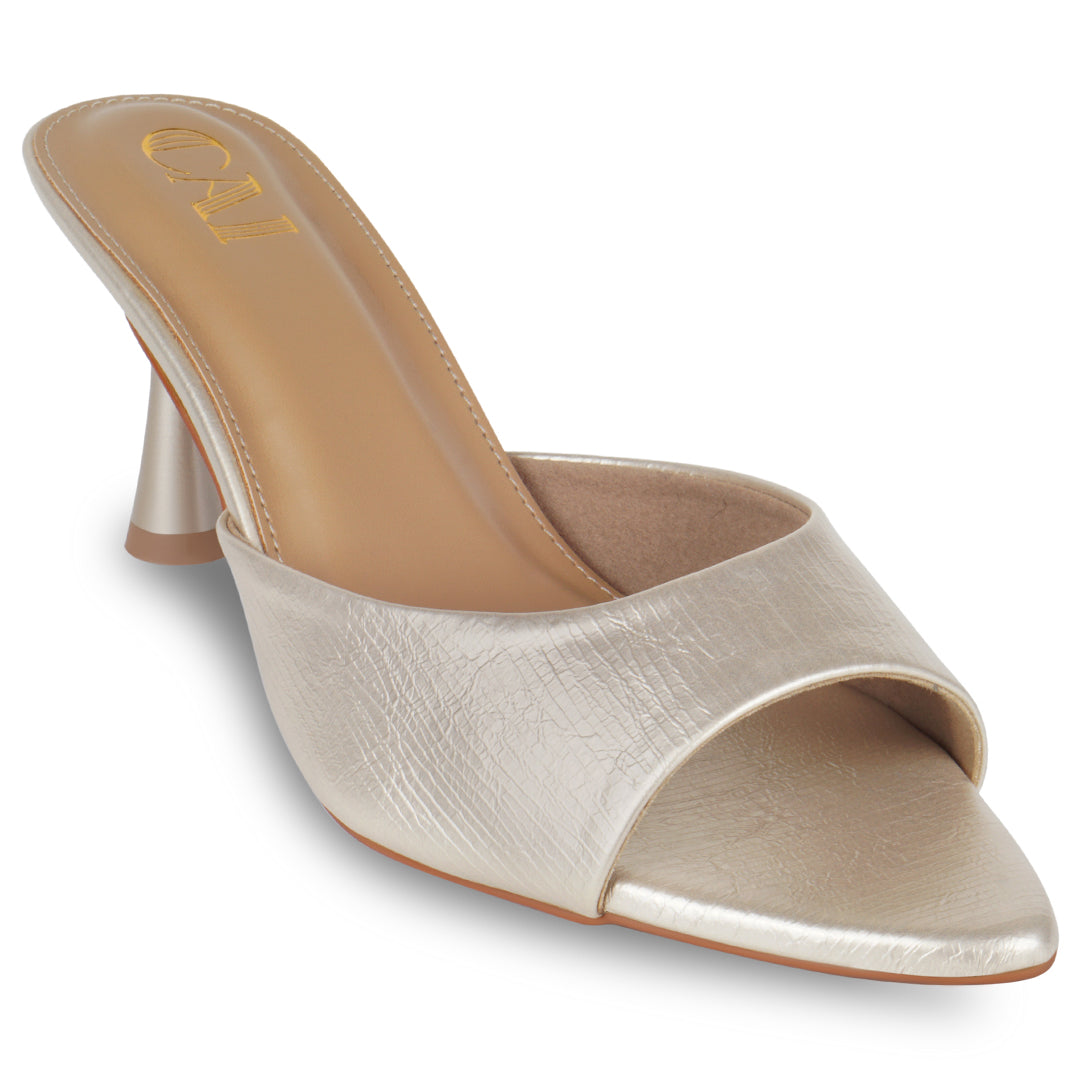 Timeless Gold Heels