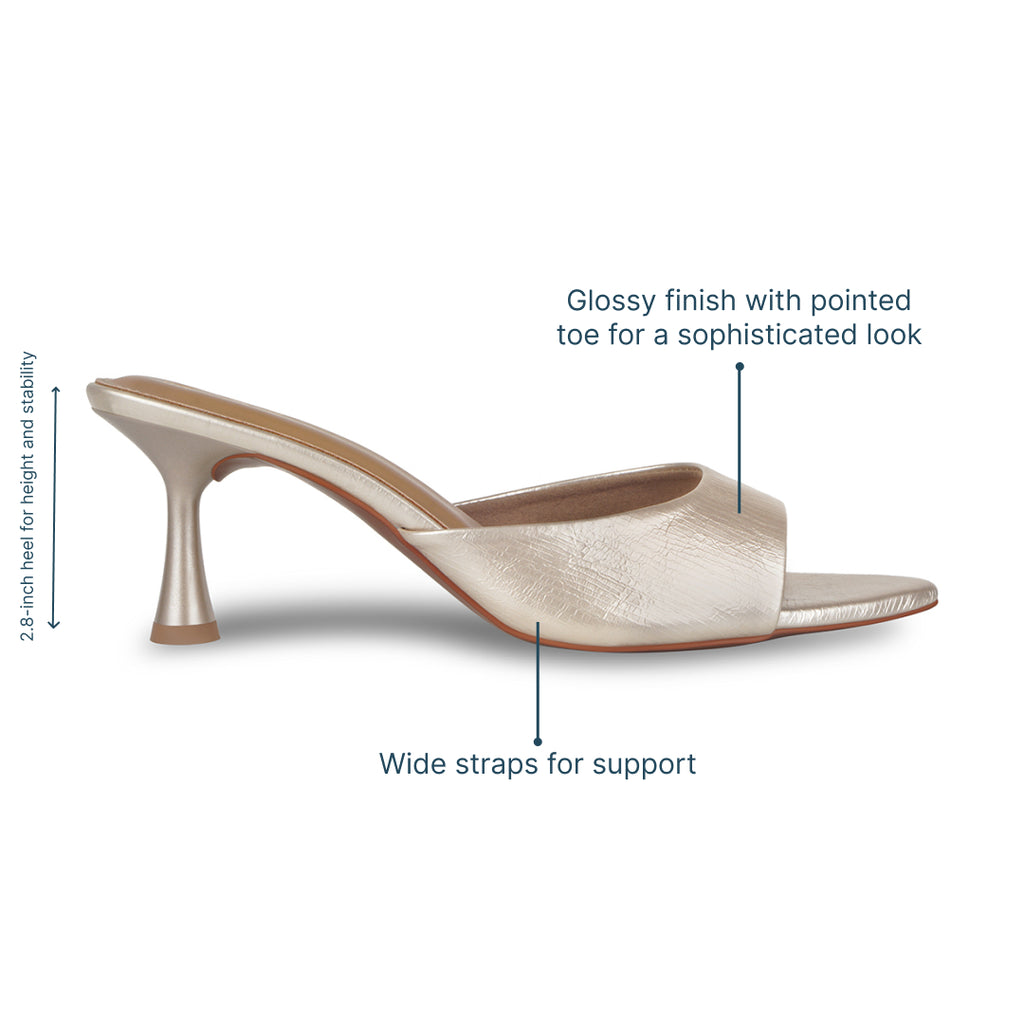 Timeless Gold Heels