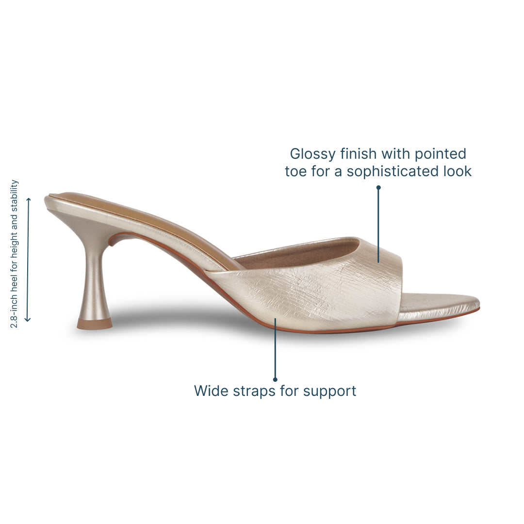Timeless Gold Heels