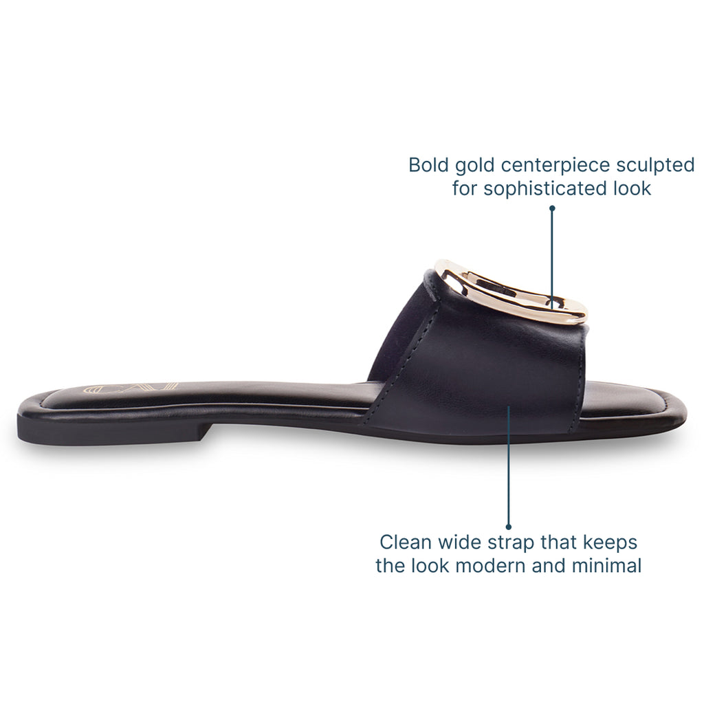 Glim Black Flats