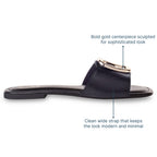 Glim Black Flats