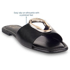 Glim Black Flats