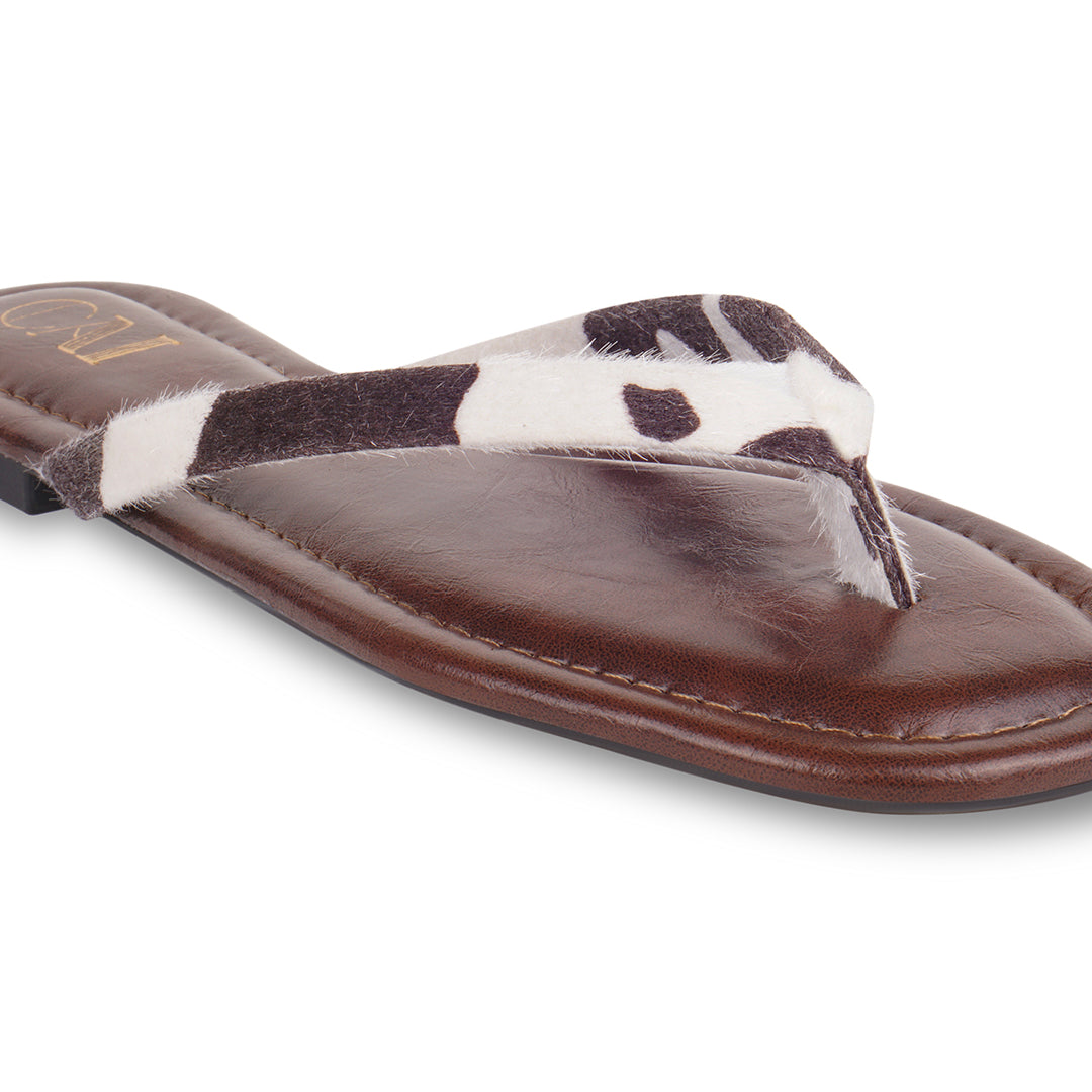 Moo Spot Burgundy Flats