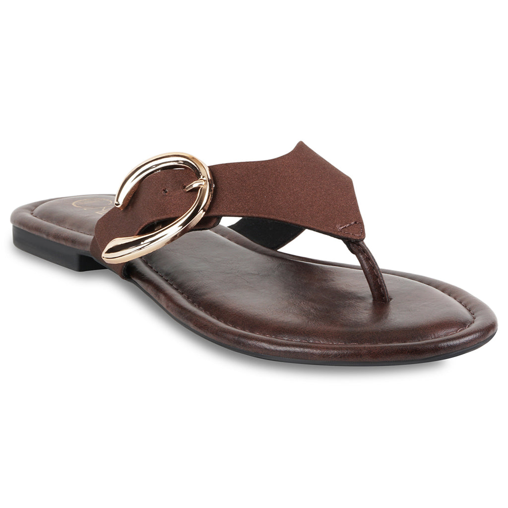 Luna Brown Flats
