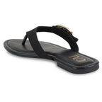 Luna Black Flats