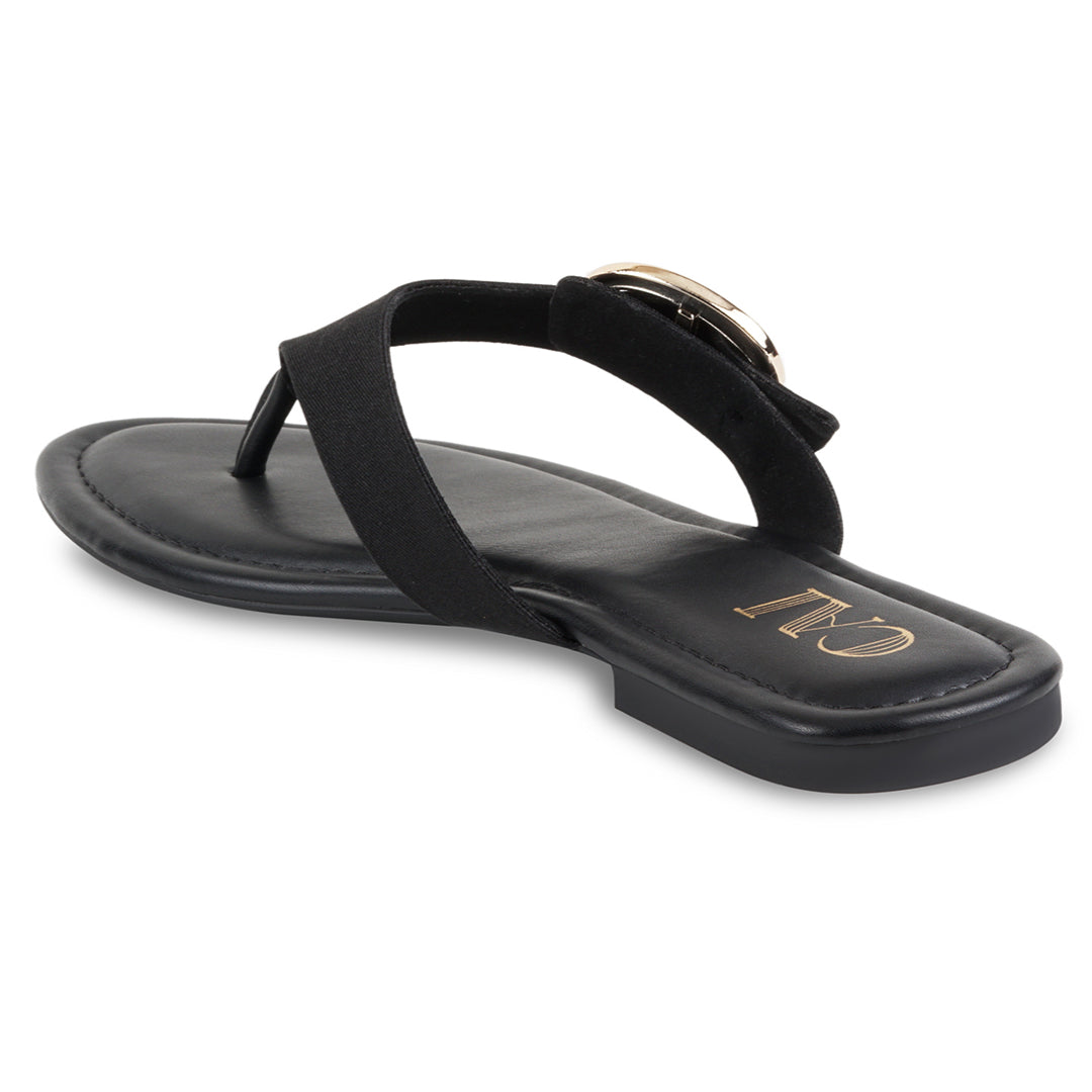 Luna Black Flats