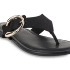 Luna Black Flats