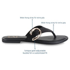 Luna Black Flats