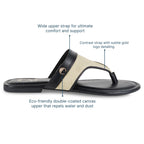 Trine Black Flats