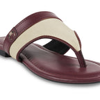 Trine Maroon Flats
