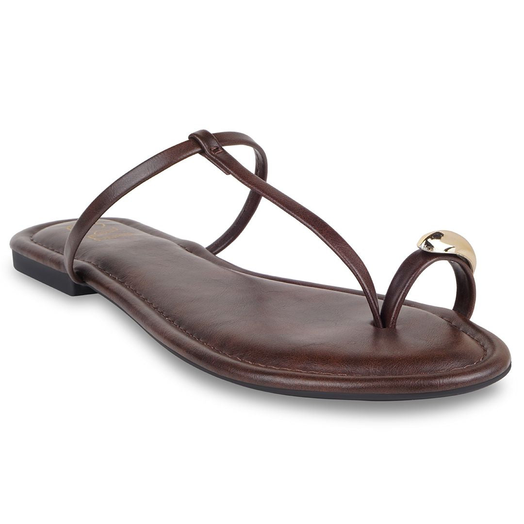 Noor Burgundy Flats