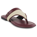 Trine Maroon Flats