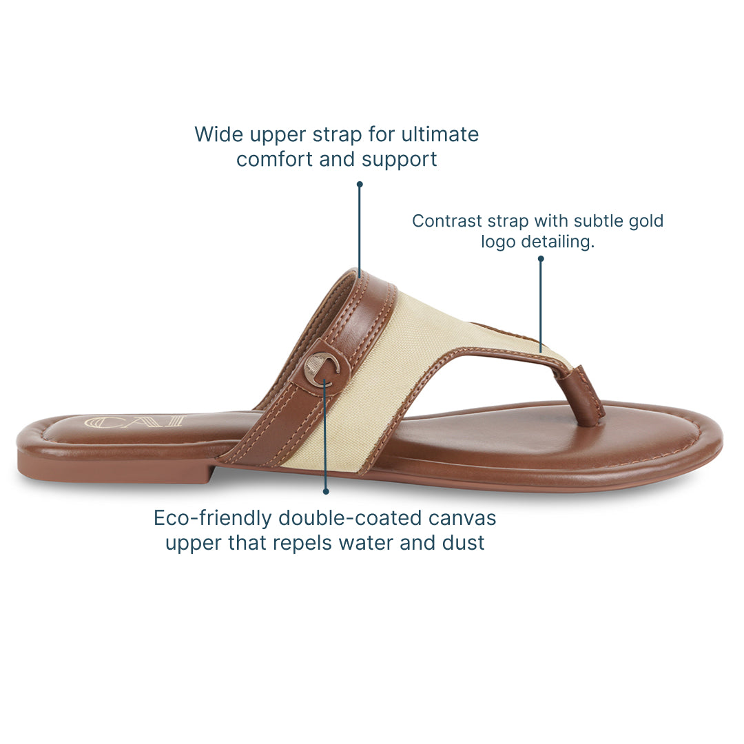 Trine Tan Flats