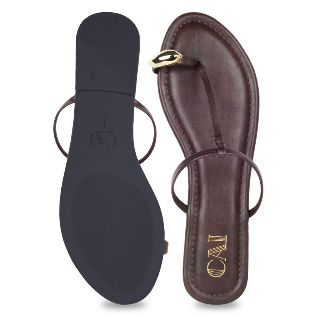 Noor Burgundy Flats