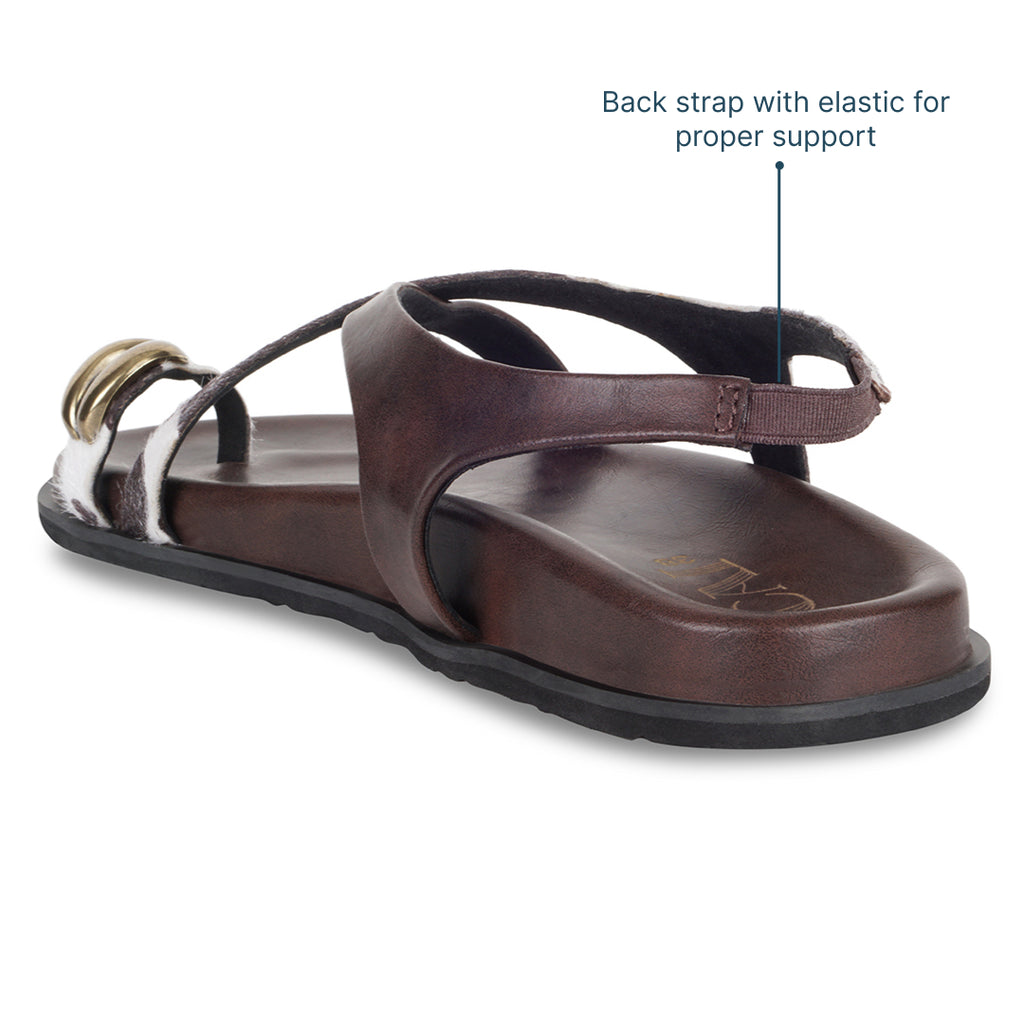 Moo Spot Burgundy Slides