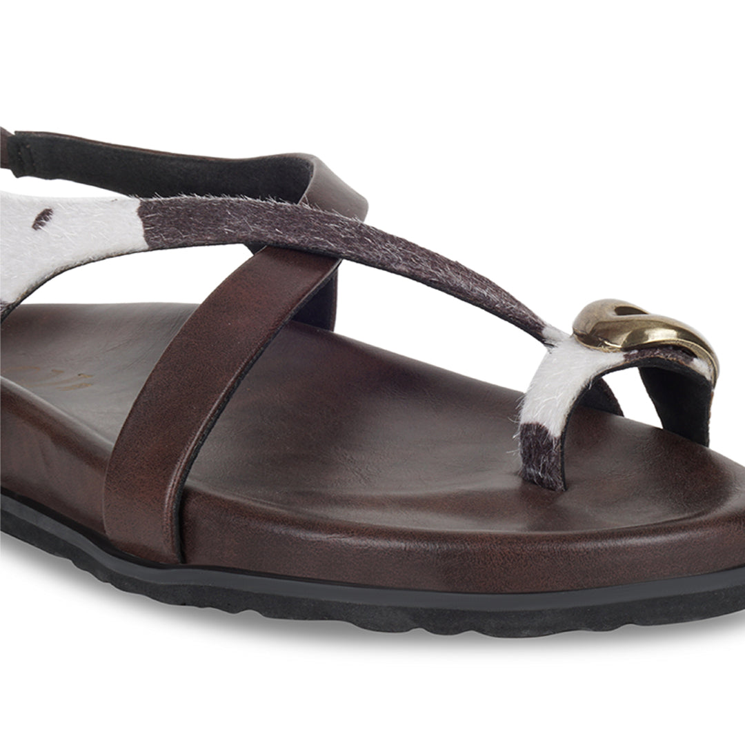 Moo Spot Burgundy Slides