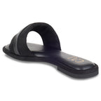 Plush Black Flats