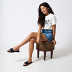 Plush Black Flats