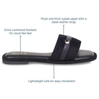 Plush Black Flats
