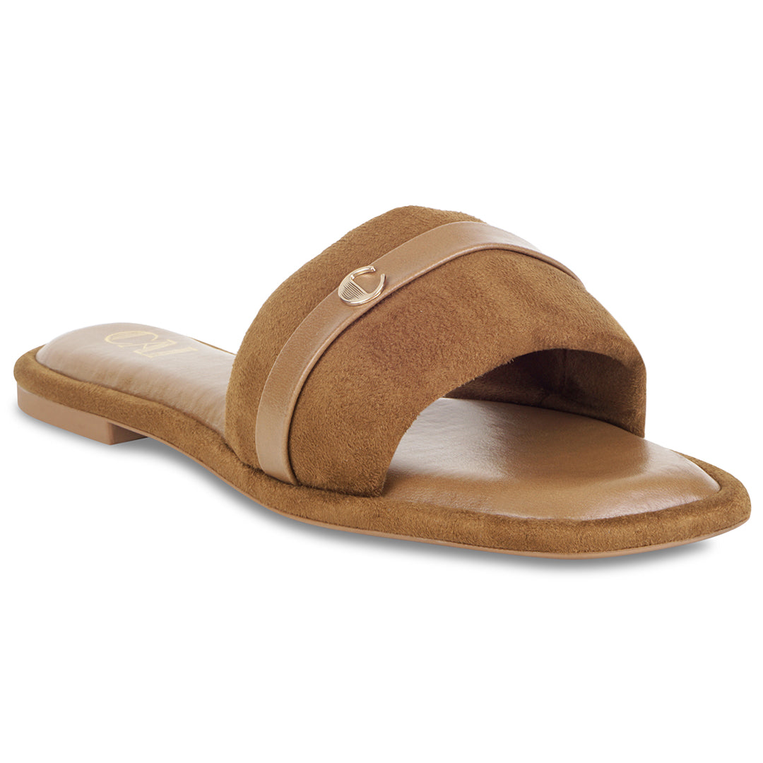 Plush Tan Flats