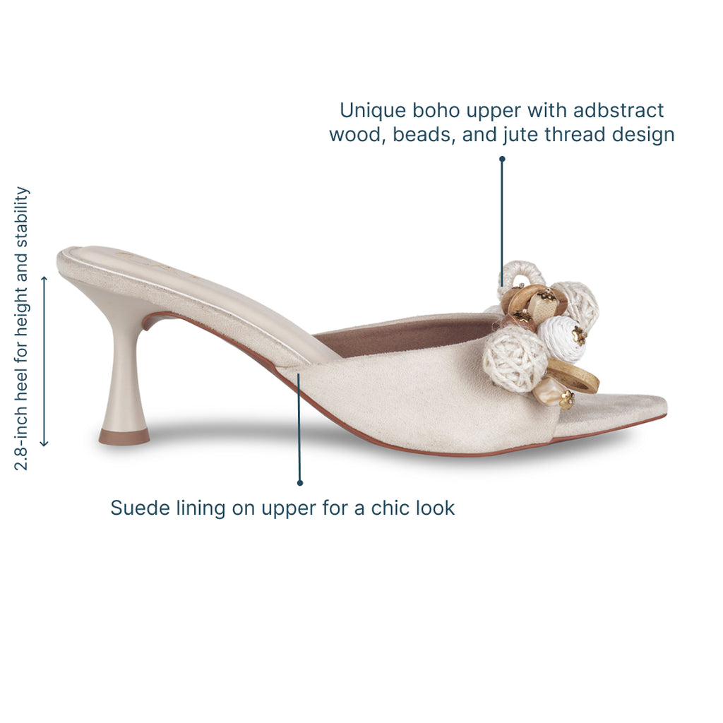 Opaline Cream Heels
