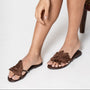 Leaf Burgundy Flats