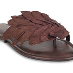 Leaf Burgundy Flats