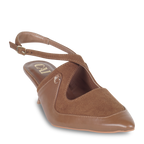 Double Edged Tan Closed Heel