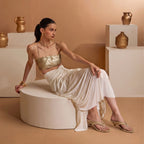 Lehere Kitten Gold Heel