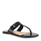 Black T-Strap Flats