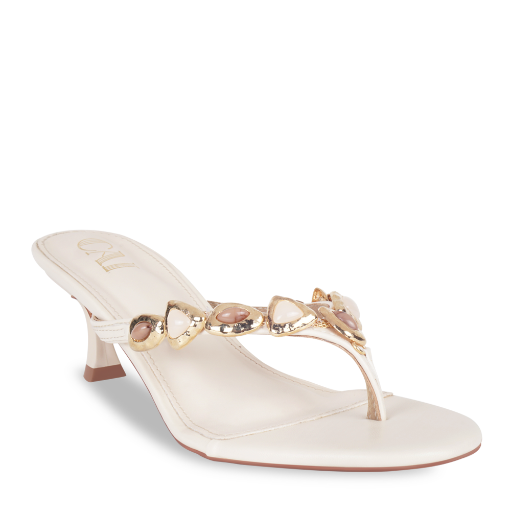 Gemline Thong Cream Heels
