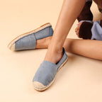 Blue Suede Espadrille