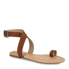 Brown Toe Loop Sandals