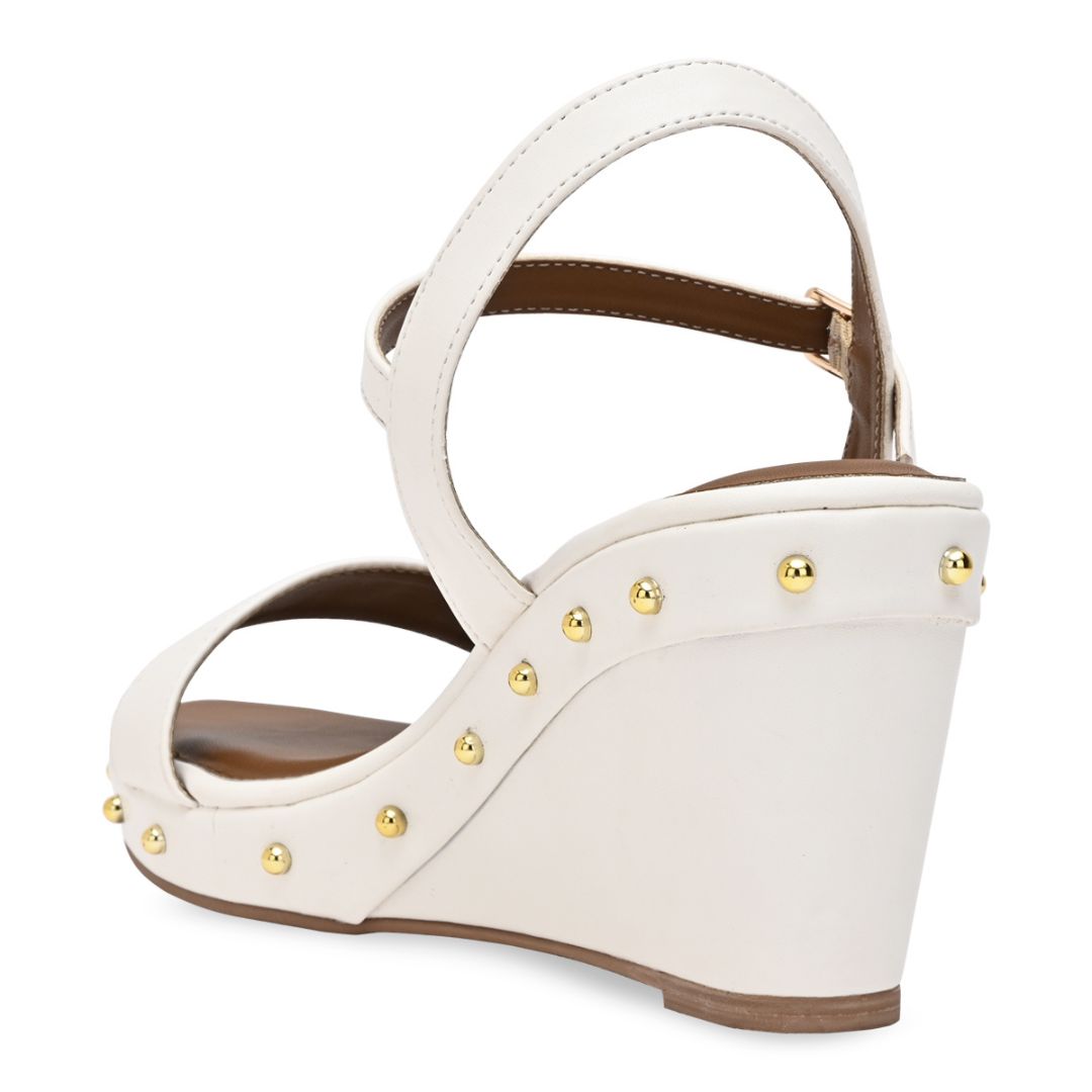White Rivet Wedges