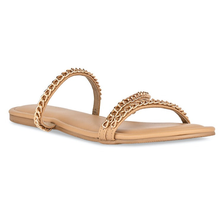 Gold Chained Flats