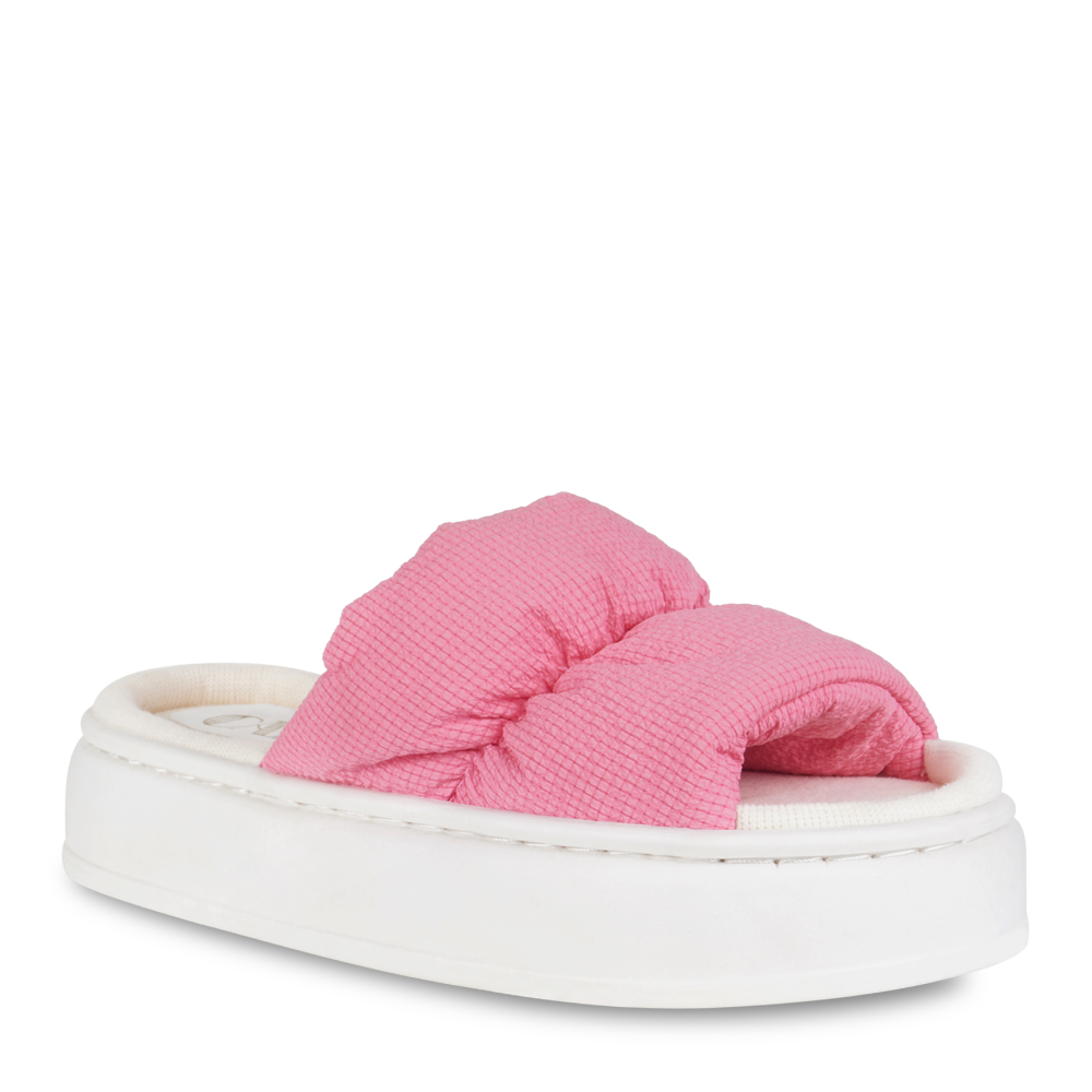 Spongy Pink Slip On