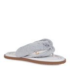 Icy Blue Fuzzy Flats