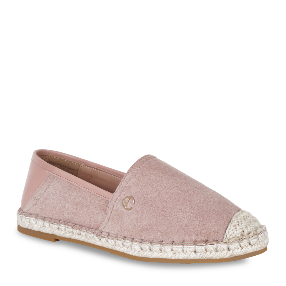 Pink Suede Espadrille