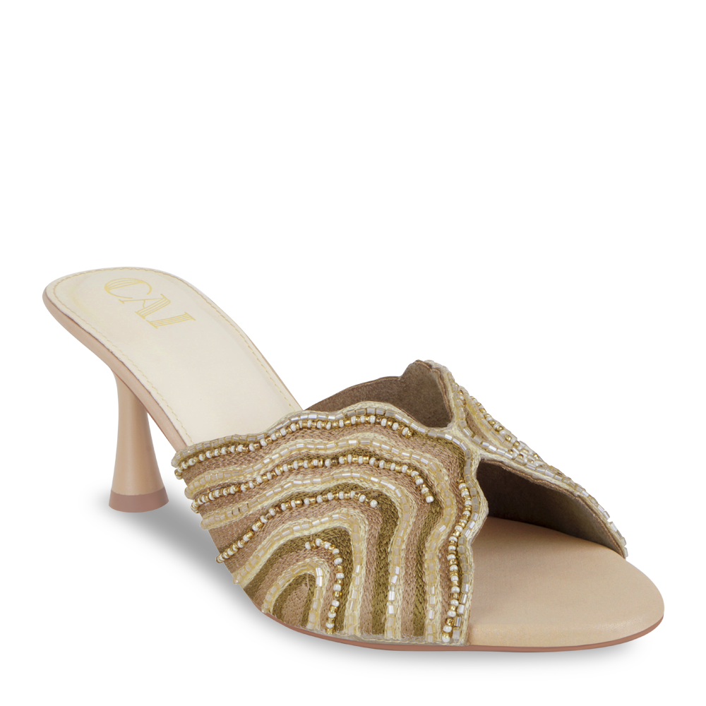 Lehere Gold Heels