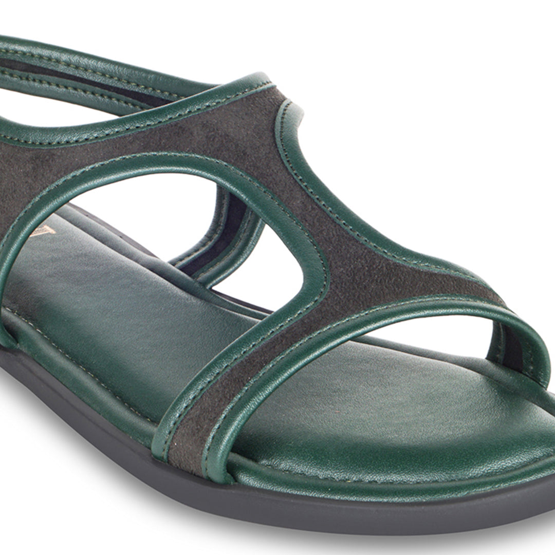 Velo Slingback Olive Flats
