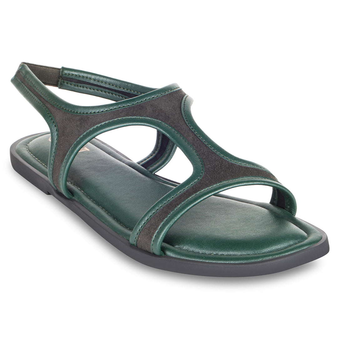 Velo Slingback Olive Flats