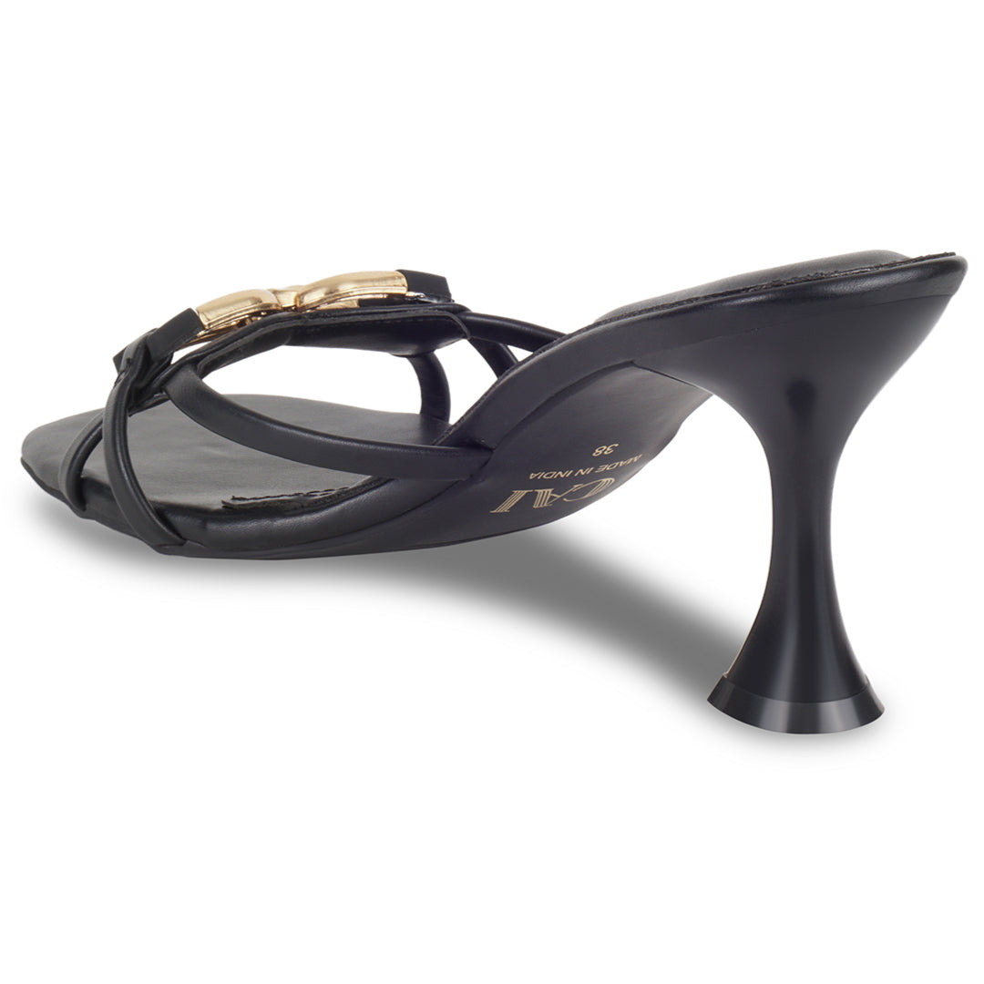 MonoGold Black heels