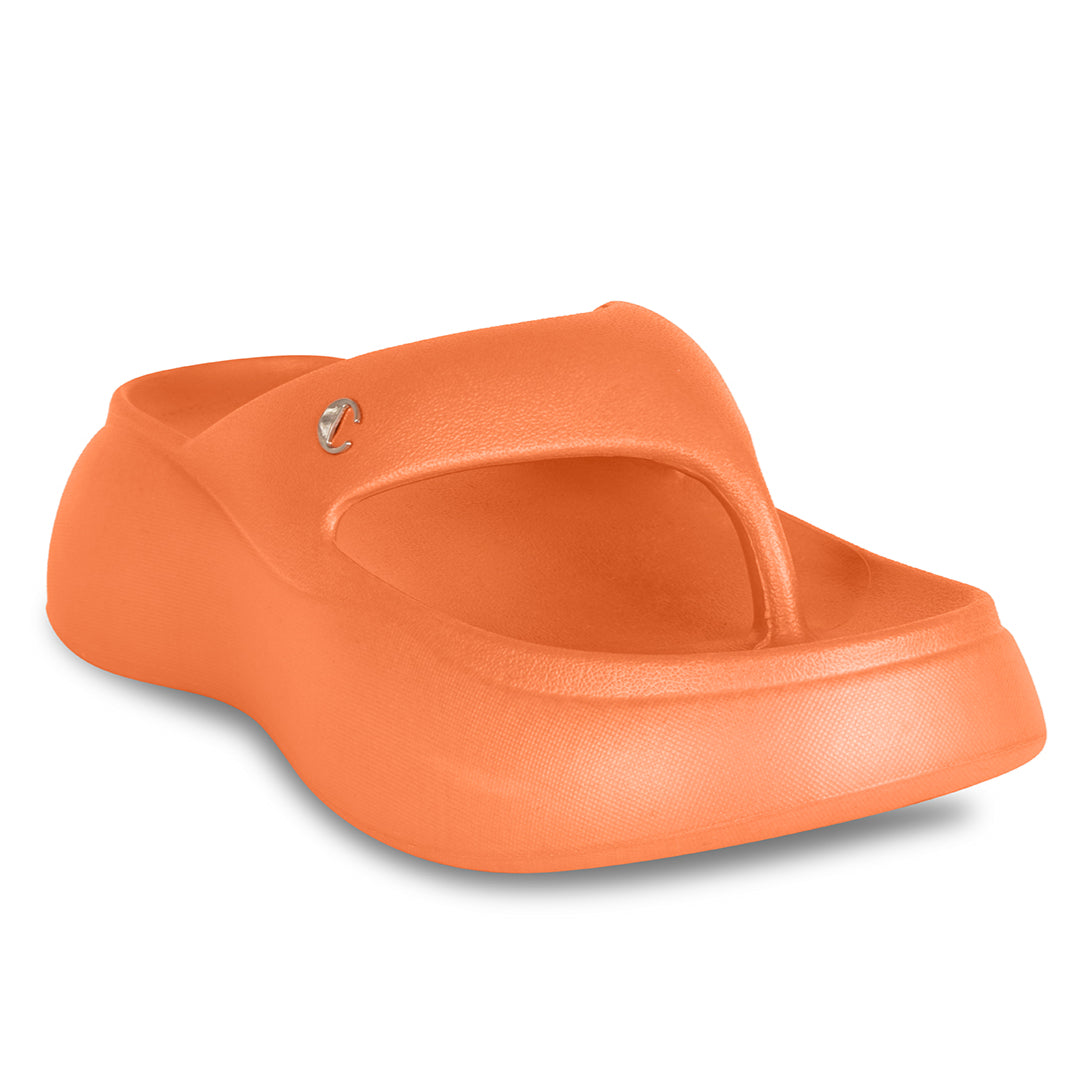 Orange Candy Thong Slides