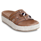 Geometric Jute Tan Platforms